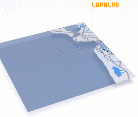 3d view of La Palud