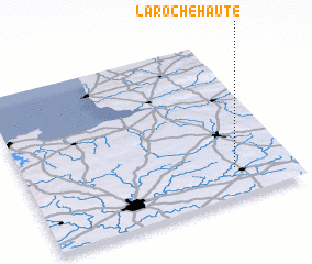 3d view of La Roche Haute