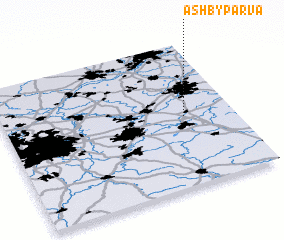 3d view of Ashby Parva