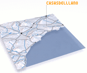 3d view of Casas del Llano