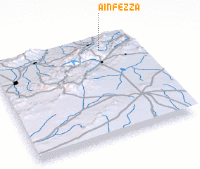 3d view of ʼAïn Fezza