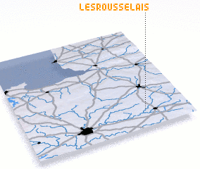 3d view of Les Rousselais