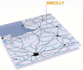 3d view of Marcilly