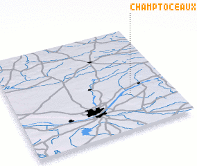 3d view of Champtoceaux