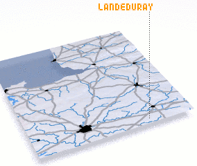 3d view of Lande du Ray