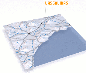 3d view of Las Salinas