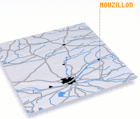 3d view of Mouzillon