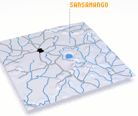 3d view of Sansamango