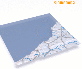 3d view of Sidi ben Ada