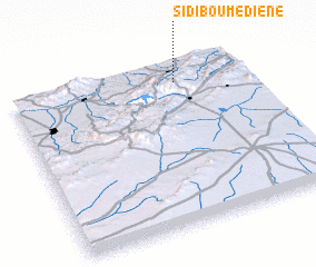 3d view of Sidi Boû Mediene