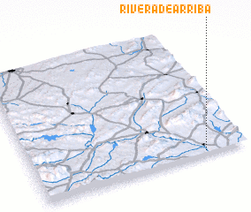 3d view of Rivera de Arriba