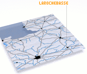 3d view of La Roche Basse