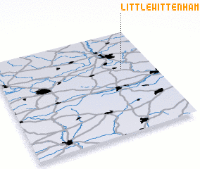 3d view of Little Wittenham