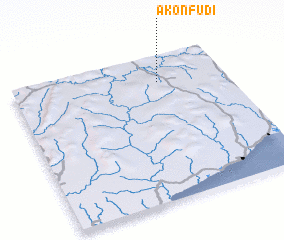 3d view of Akonfudi