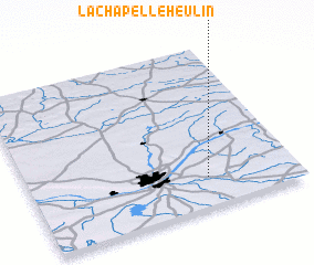 3d view of La Chapelle-Heulin