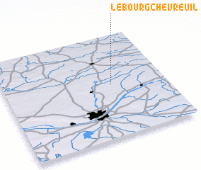 3d view of Le Bourg-Chevreuil