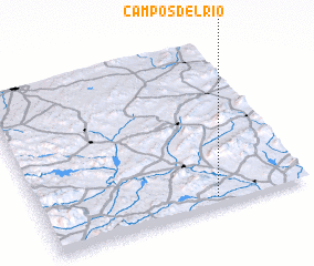 3d view of Campos del Río