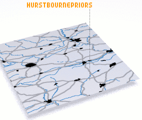 3d view of Hurstbourne Priors