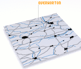 3d view of Over Worton