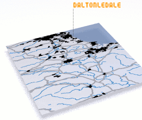 3d view of Dalton le Dale