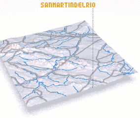 3d view of San Martín del Río