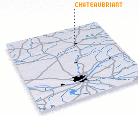 3d view of Châteaubriant