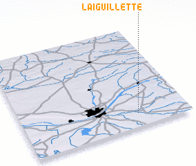 3d view of LʼAiguillette