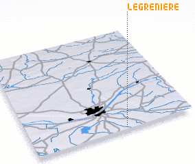 3d view of LʼÉgrenière