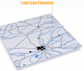 3d view of Châteauthébaud