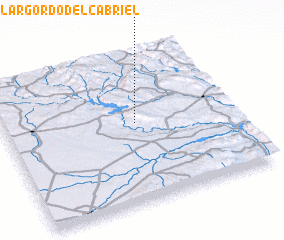 3d view of Villargordo del Cabriel