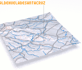 3d view of Aldehuela de Santa Cruz