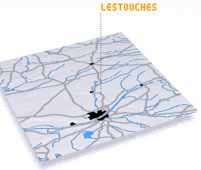3d view of Les Touches