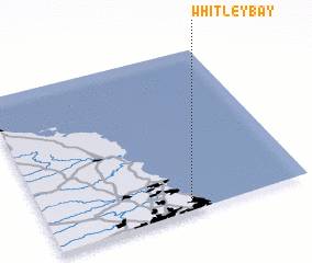 3d view of Whitley Bay