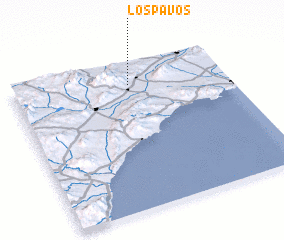 3d view of Los Pavos