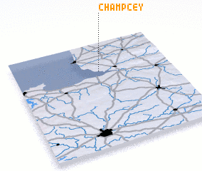 3d view of Champcey