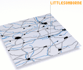 3d view of Little Somborne