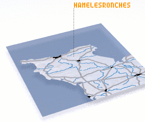 3d view of Hamel ès Ronches