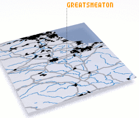 3d view of Great Smeaton