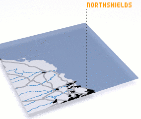 3d view of North Shields