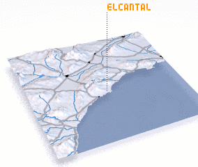 3d view of El Cantal