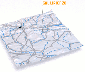 3d view of Gallipienzo