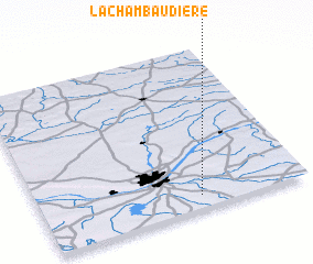 3d view of La Chambaudière