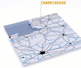 3d view of Champcervon