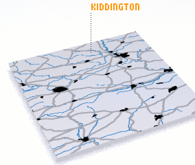 3d view of Kiddington