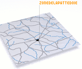 3d view of Zone de la Patte dʼOie