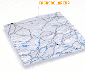 3d view of Casas de la Peña