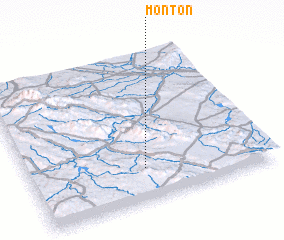 3d view of Montón