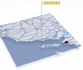 3d view of La Rivière