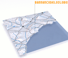 3d view of Barranco de los Lobos