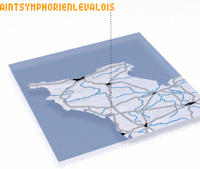 3d view of Saint-Symphorien-le-Valois